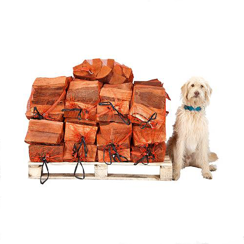 25 x XL 40l Nets of Kiln Dried Birch Firewood