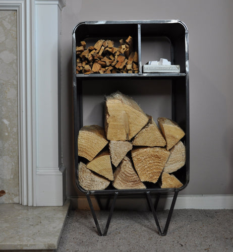 The Industrial Chic Freestanding Log Store